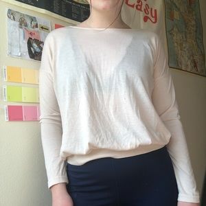 Such a pretty late night top with open back